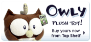 Buy the Owly Plush from Top Shelf!